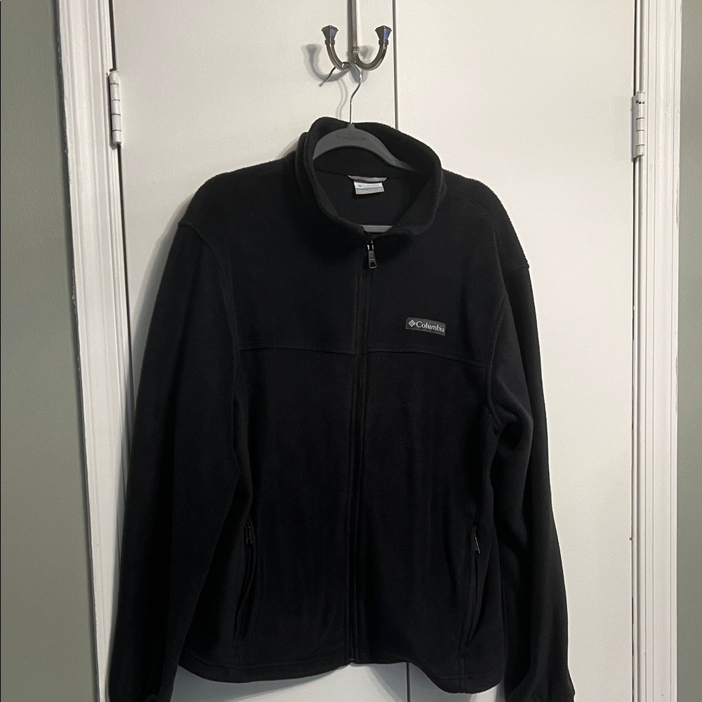 Columbia Midnight Black Full-Zip Fleece
